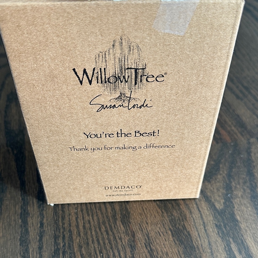 Willow Tree 'You're the Best' Box with Brown Tones